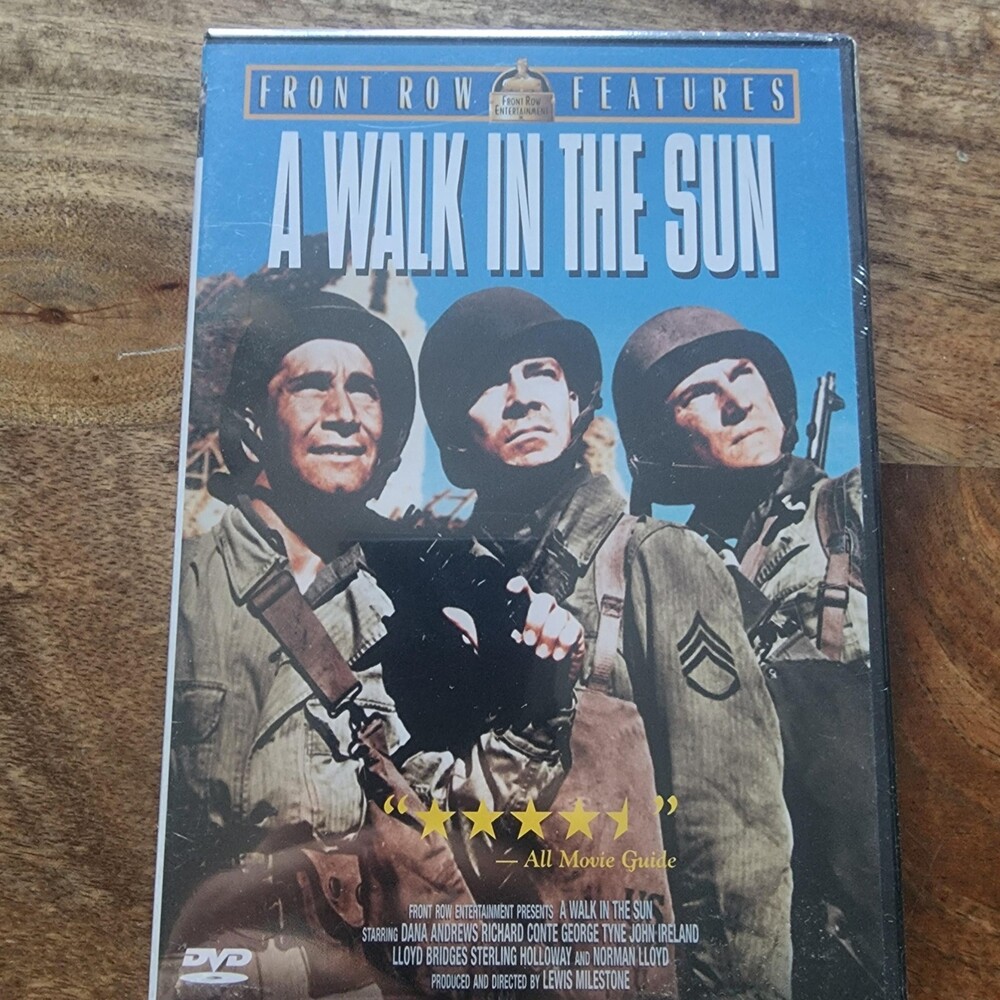A Walk In The Sun DVD Remastered War Drama Movie B&W Front Row New Sealed
